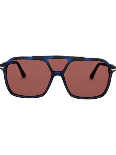 Persol Aviator Sunglasses In Blue