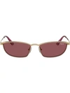 Vogue Eyewear Taura Gem Embellished Sunglasses In 280/69 Gold