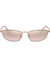 Vogue Eyewear Taura Gem-embellished Sunglasses In Gold