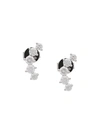 Anita Ko White Gold Arc Diamond Studs In Metallic