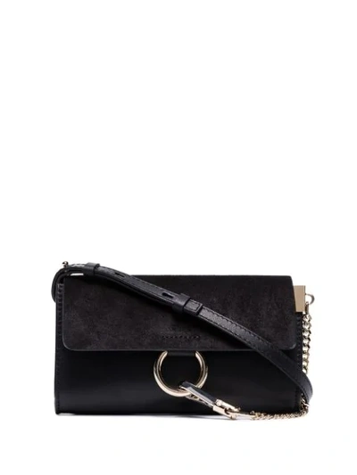 Chloé Mini Faye Cross-body Bag - Black