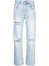 Reformation Cynthia Relaxed Jeans In Blue