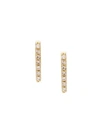 Ef Collection Diamond Bar Stud Earrings In Metallic