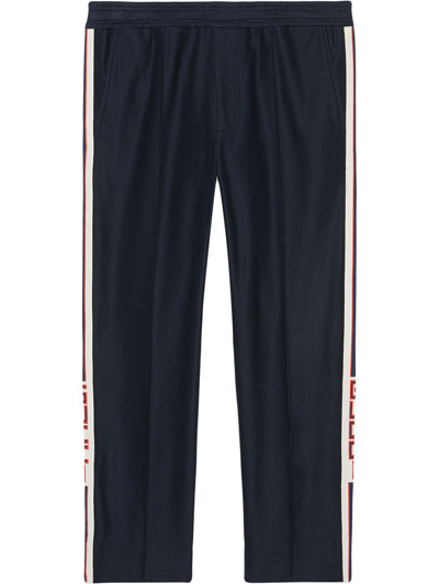 Gucci Jogging Trouser With  Stripe In Blue