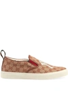 Gucci Men's Slip-on Sneaker With Ny Yankees Patch&trade; In Blue