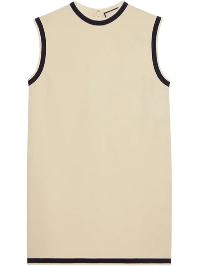 Gucci Stretch Viscose Tunic Top In White