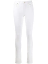 Joseph Mid Rise Skinny Trousers In White