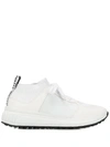 Miu Miu Fabric Sock-style Sneakers - White