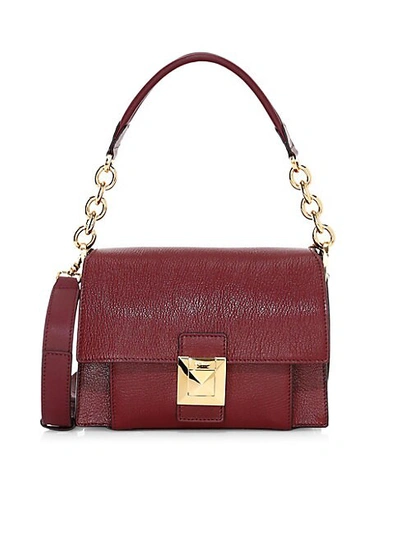 Furla Mini Diva Leather Shoulder Bag In Red