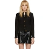 Versace Medusa-button Knitted Cardigan In 101 - Black