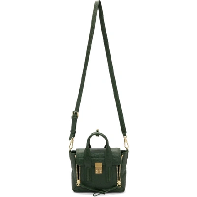 3.1 Phillip Lim Green Mini Pashli Satchel In Jade