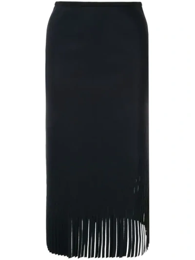 Dion Lee Perf Countour Midi Skirt In Black
