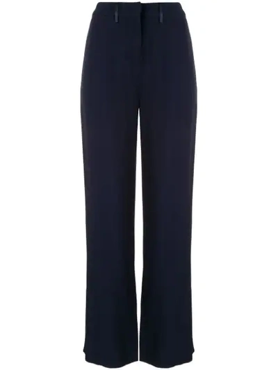 Dion Lee Straight Leg Trousers In Blue