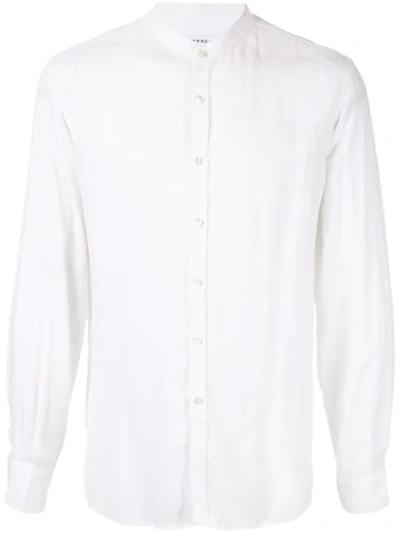 Venroy Grandad Collar Shirt In White