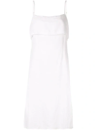 Venroy Linen Dressing Gown Dress In White