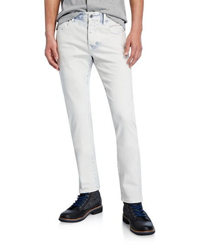 Scotch & Soda Men's Ralston Acid-wash Slim-straight Jeans In Washed Water