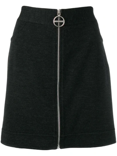 Givenchy Zipped-up Skirt In Grey