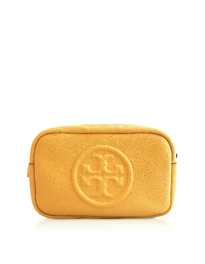 Tory Burch Perry Bombe Leather Crossbody Bag In Daylily