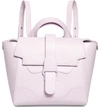 Senreve Mini Maestra Leather Satchel In Wisteria