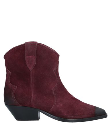 maroon ankle booties
