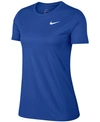 Nike Women's Dry Legend T-shirt In Game Royal/white