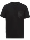 Prada Chest Pocket T-shirt In Black