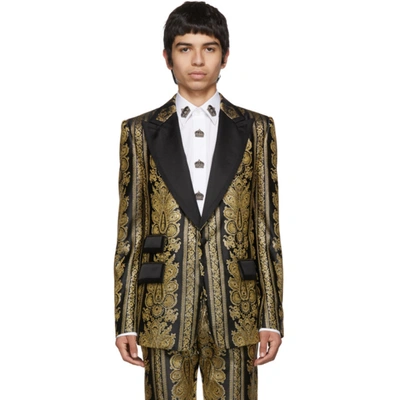 Dolce & Gabbana Dolce And Gabbana Gold Evening Blazer