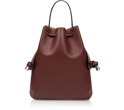 Meli Melo Handbags Argan Nappa Briony Mini Backpack In Rouge