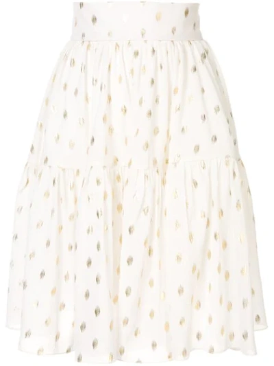 Bambah Disco Mini Skirt In White