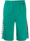 Kappa Press Stud Shorts - Green
