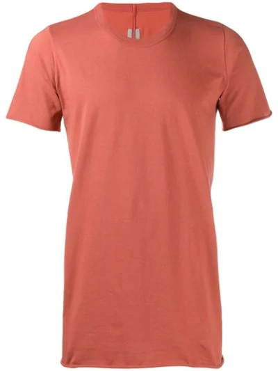 Rick Owens Round Neck T-shirt In 13 Burnt Pink