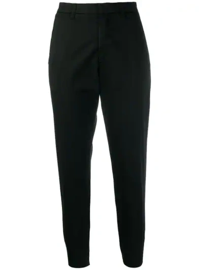 Hope High-waisted Cropped Trousers - Black