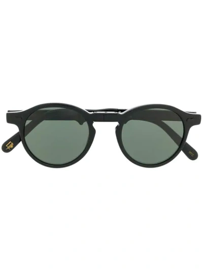 Moscot Miltzen Folded Frame Sunglasses In Black
