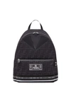 Fendi Ff Logo Tech Backpack - Schwarz In Black