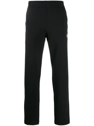 Ea7 Slim-fit Track Trousers In Black