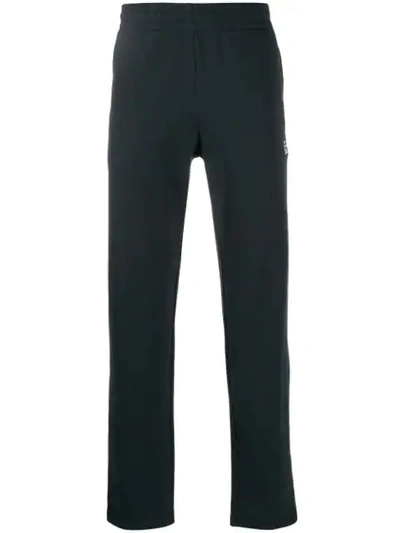 Ea7 Slim-fit Track Trousers In Blue