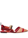 Fendi Colibrì Slingback Pumps In Red