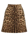 Dolce & Gabbana Leopard-print Mini Skirt