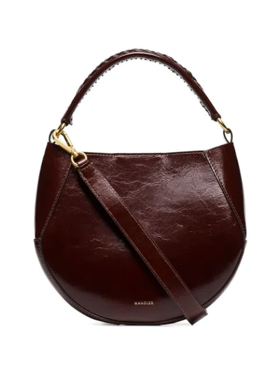 Wandler Mini Corsa Tote In Brown