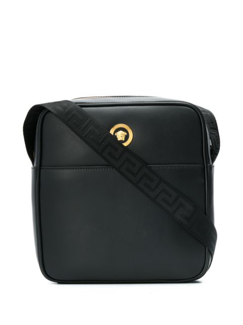 versace crossbody bag black