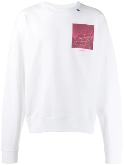 Off-white Graphic Print Sweatshirt In White
