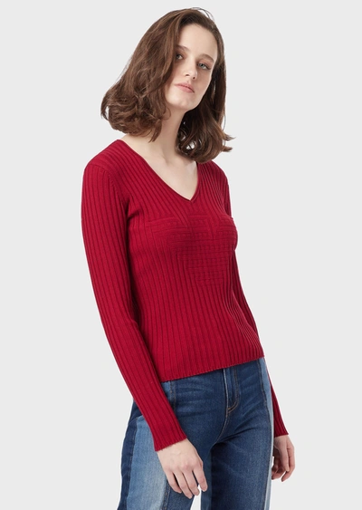 Emporio Armani Sweaters - Item 39988173 In Red
