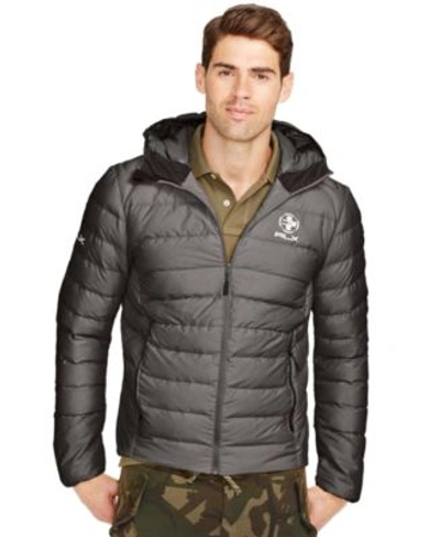 Polo Ralph Lauren Rlx Explorer Down Jacket In Grey | ModeSens