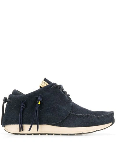 Visvim Mocassin Sneakers In Blue