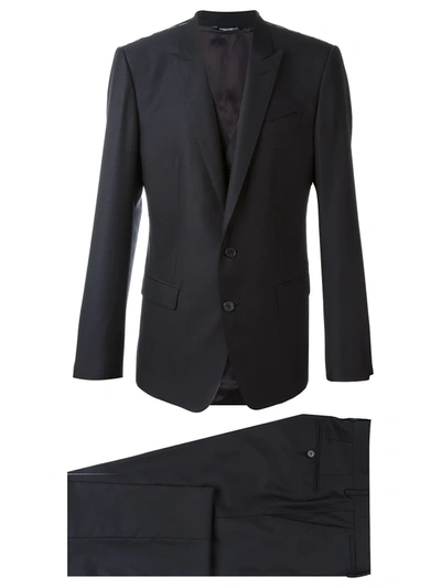 Dolce & Gabbana Two Piece Suit In Navy
