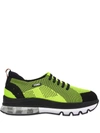 Fendi Knitted-style Sneakers In Green