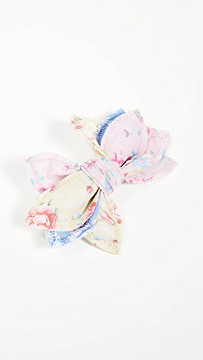 Loveshackfancy Le Club Bow Hairclip In Multi