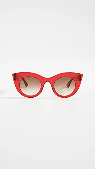 Thierry Lasry Melancoly 462 Sunglasses In Red