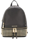 Michael Michael Kors Rhea Large Backpack In Black