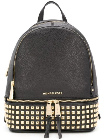 Michael Michael Kors Rhea Large Backpack In Black